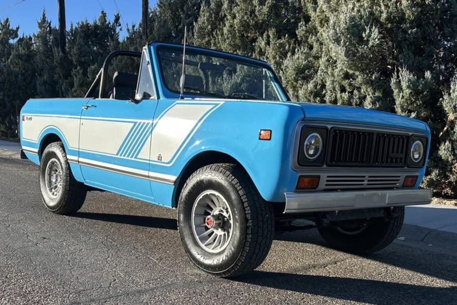1975 International Harvester Scout II sold for $45,000