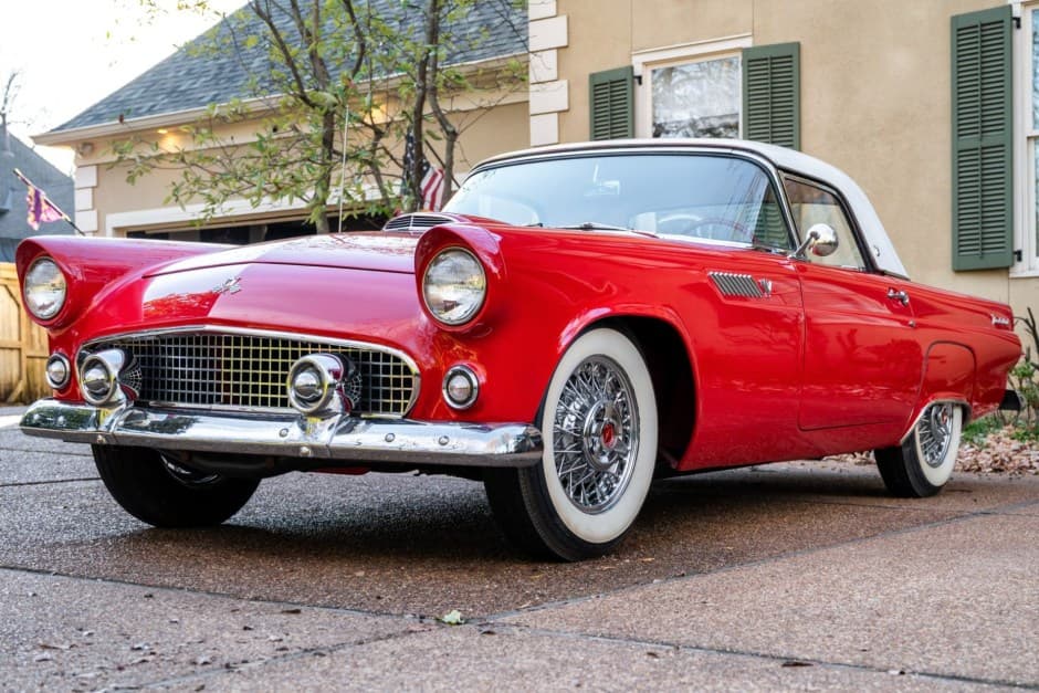 1955 Ford Thunderbird (1955-1957) sold for $21,000