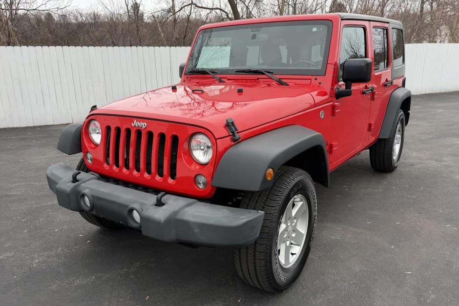 2016 Jeep Wrangler JK (2007-2018) sold for $12,850