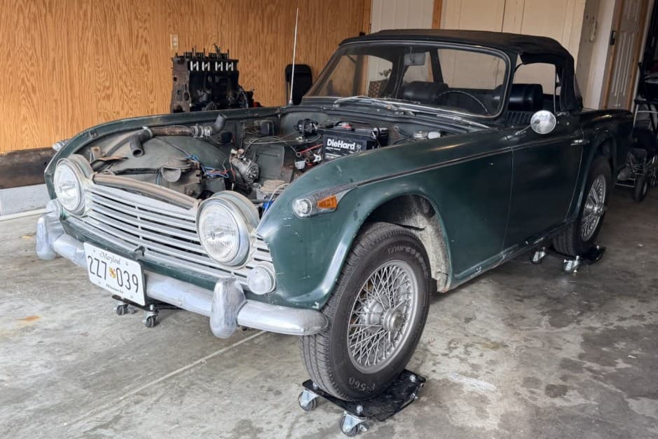 1966 Triumph TR4 sold for $5,300