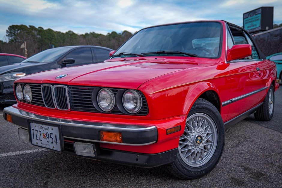 1991 BMW E30 3-Series Convertible sold for $22,500