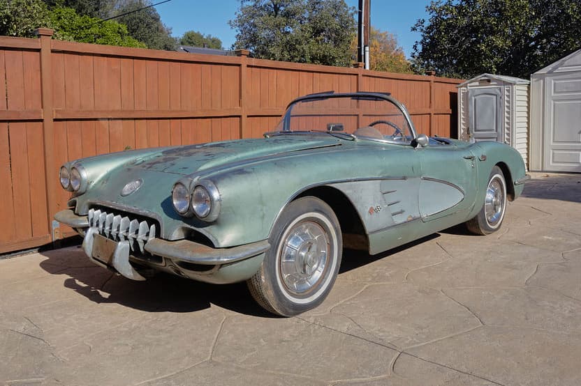 1958 Chevrolet Corvette sold for $45,000