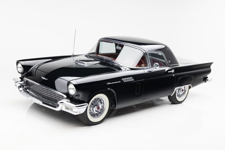 1957 Ford Thunderbird (1955-1957) sold for $43,354