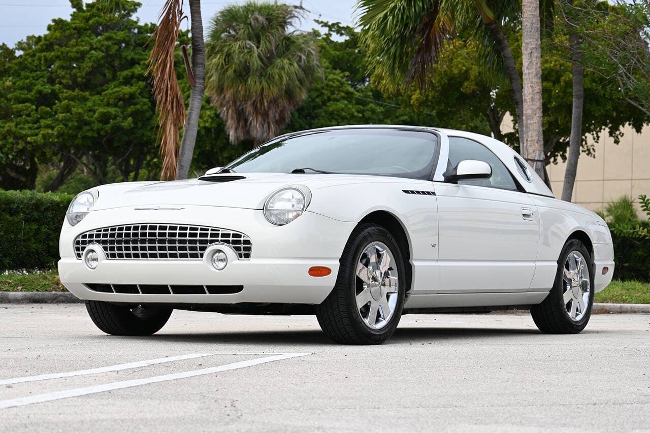 2002 Ford Thunderbird Deluxe Convertible sold for $13,125