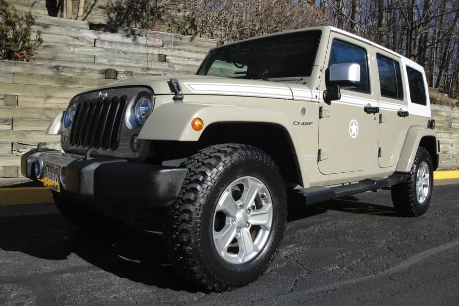 2017 Jeep Wrangler JK (2007-2018) sold for $26,600