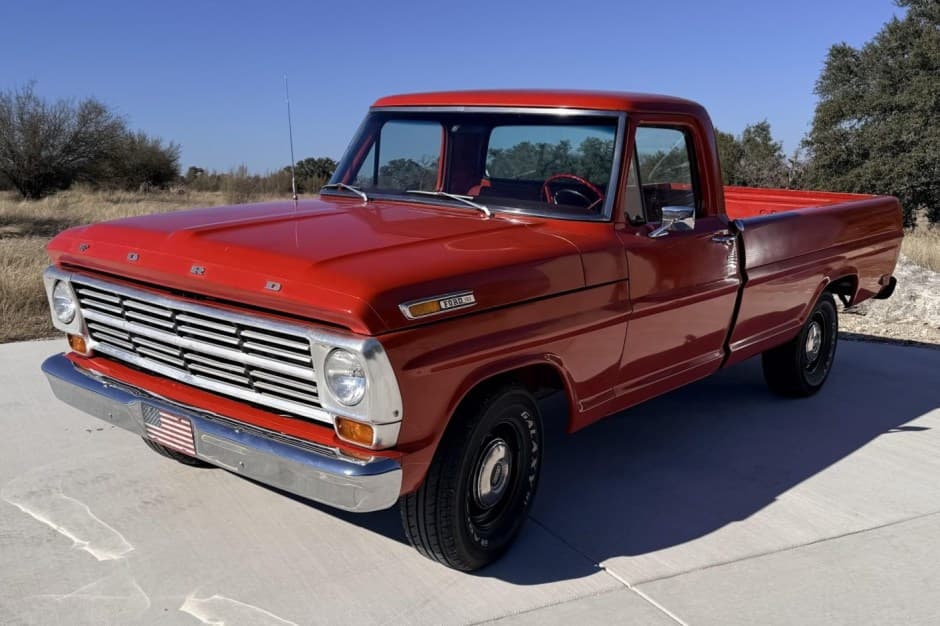 1968 Ford F-Series 1967-1972 sold for $16,000