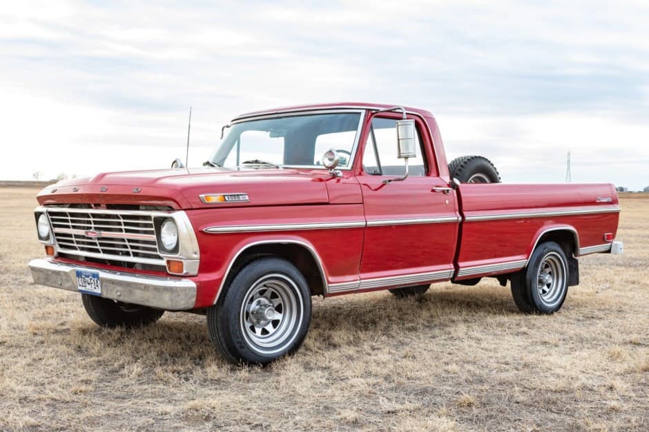 1969 Ford F-Series 1967-1972 sold for $17,077