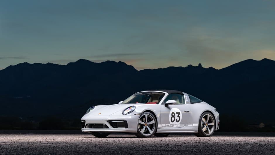 2021 Porsche 992 911 Targa 4S Heritage Design Edition sold for $202,000