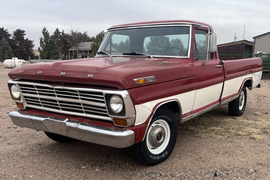 1969 Ford F-Series 1967-1972 sold for $8,000