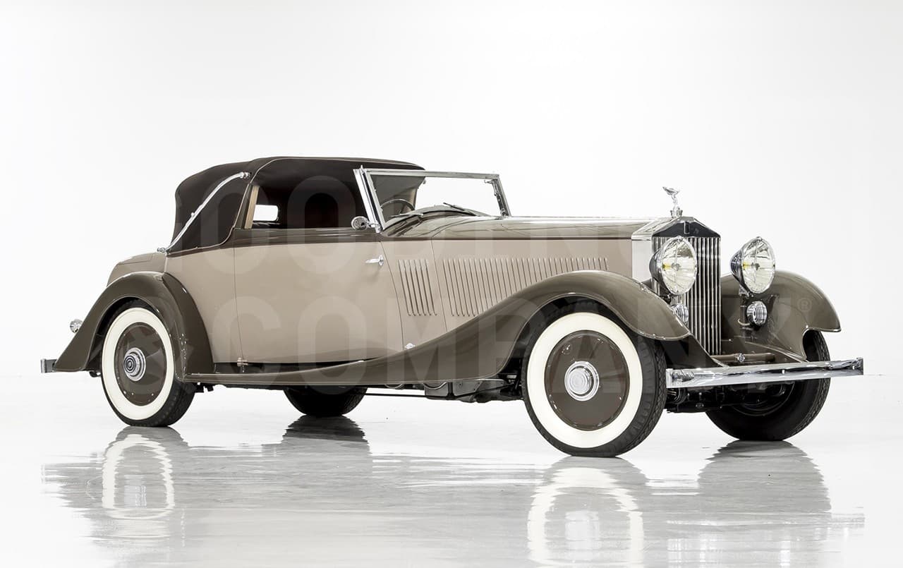 1934 Rolls-Royce Phantom II Continental Drophead Sedanca Coupe sold for $341,000
