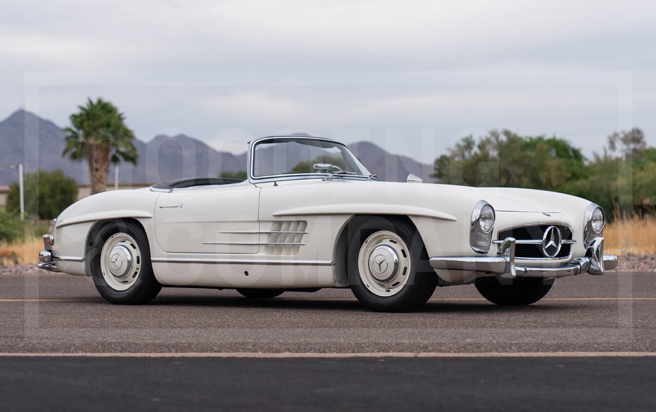 1958 Mercedes-Benz 300 SL Roadster sold for $0