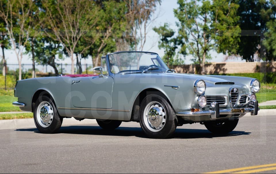 1966 Alfa Romeo 2600 Spider sold for $159,500