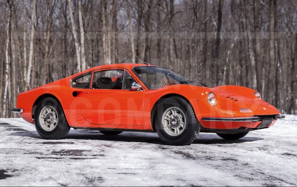 1968 Ferrari Dino 206 GT sold for $368,500