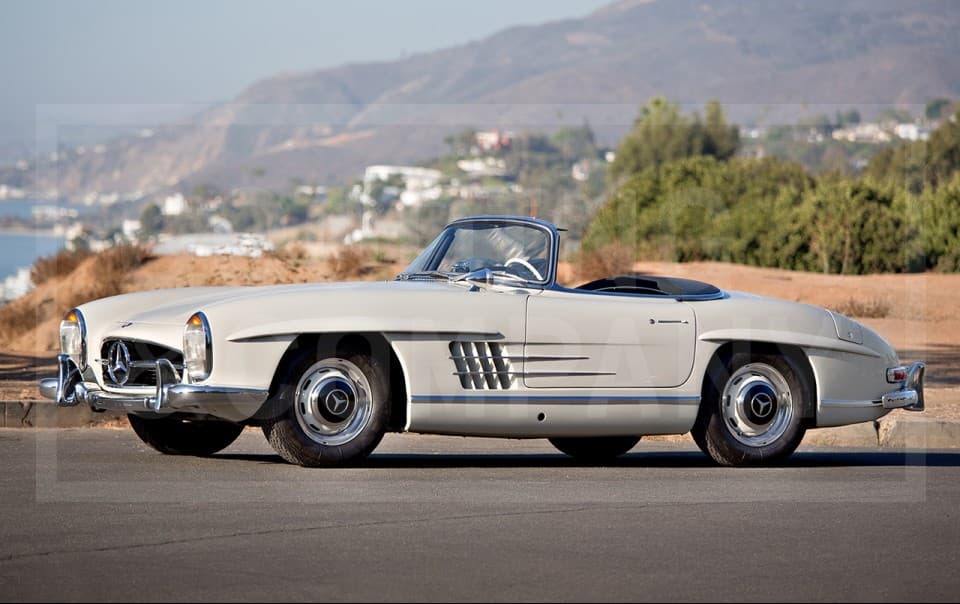 1963 Mercedes-Benz 300 SL Roadster sold for $0