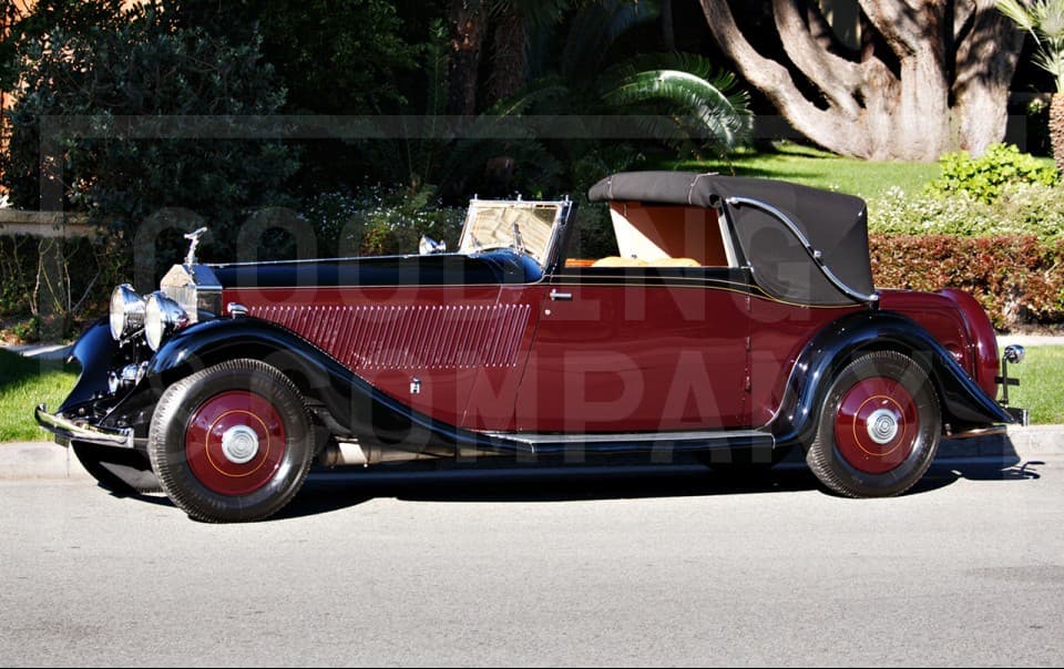1933 Rolls-Royce Phantom II Continental Three-Position Drophead Coupe sold for $0