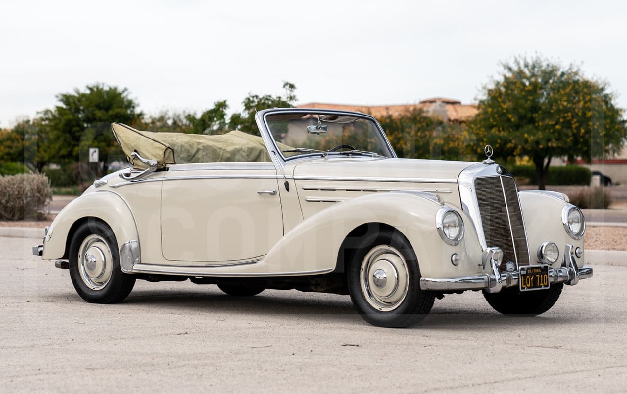 1955 Mercedes-Benz 220 Cabriolet A sold for $95,200