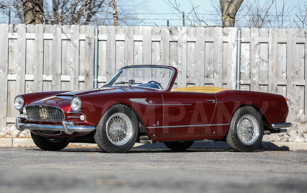1960 Maserati 3500 GT Spider Prototype sold for $0