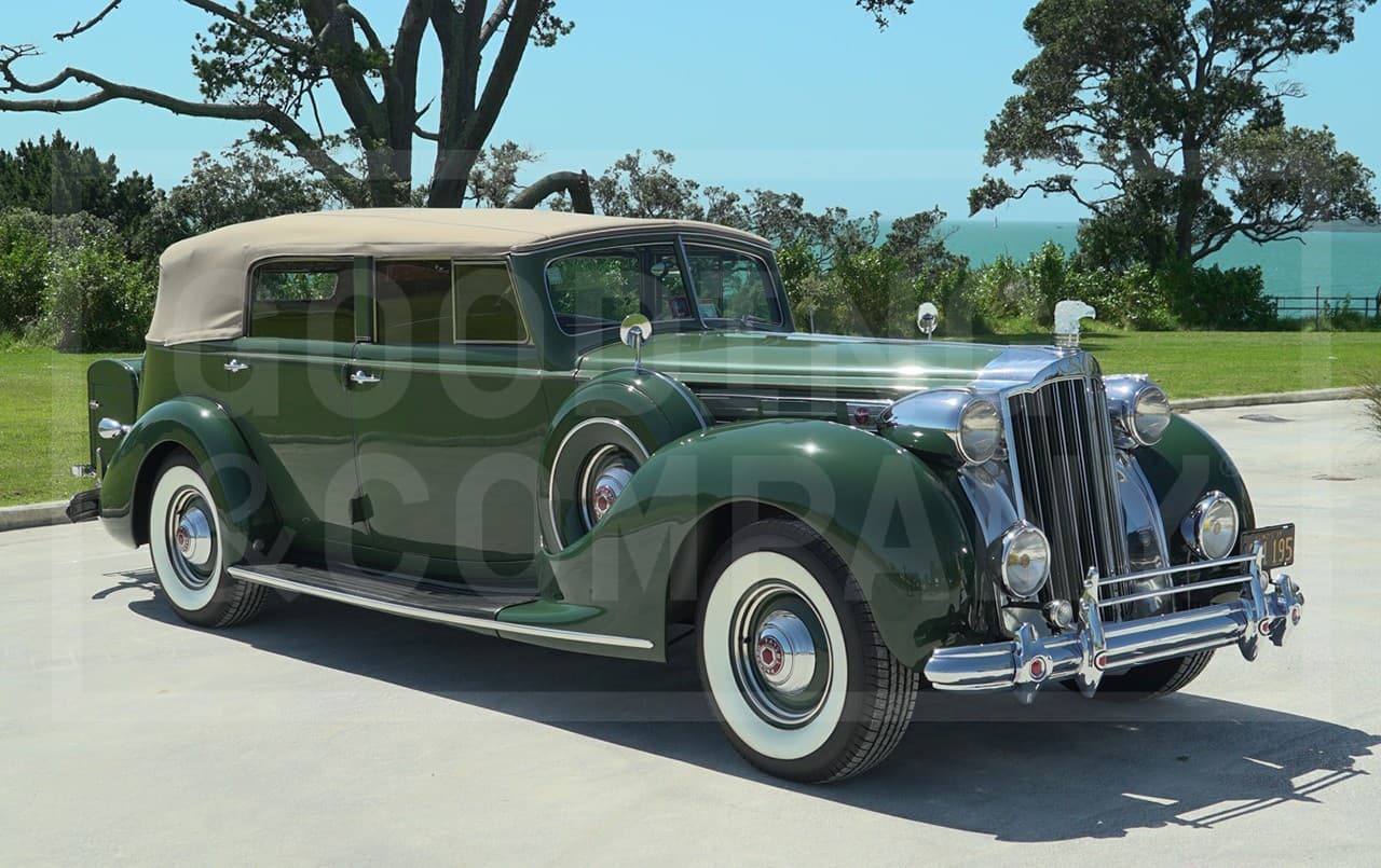 1939 Packard Twelve 1708 Convertible Sedan sold for $106,400