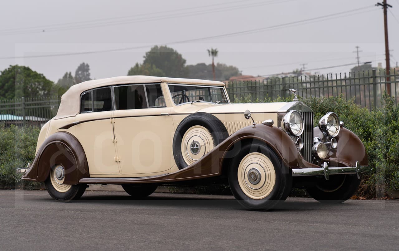 1938 Rolls-Royce 25/30 All-Weather Cabriolet sold for $89,600