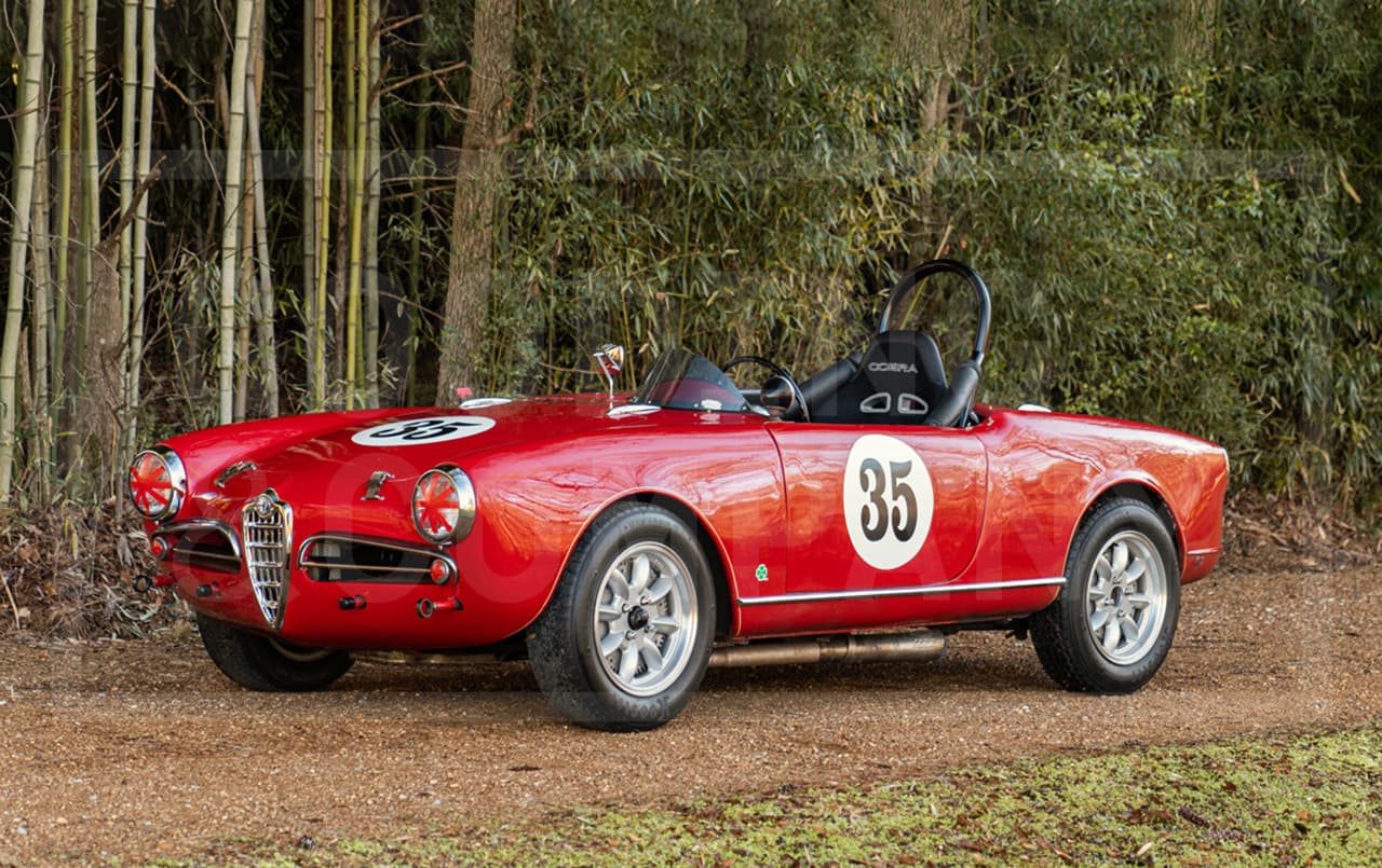 1956 Alfa Romeo Giulietta Spider Veloce sold for $53,200
