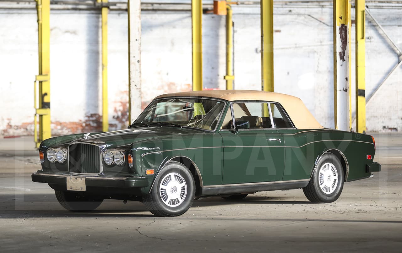 1987 Bentley Continental Convertible sold for $100,800
