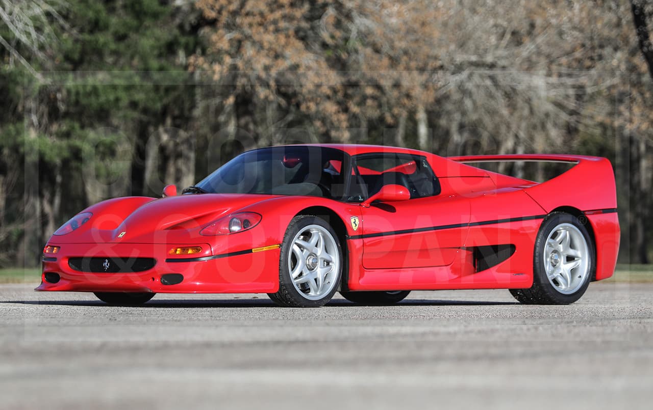 1995 Ferrari F50 sold for $3,222,500
