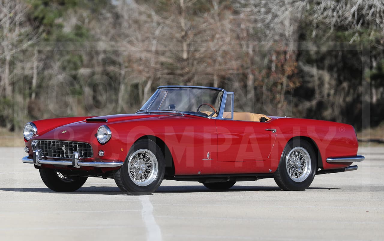 1960 Ferrari 250 GT Series II Cabriolet sold for $1,462,500