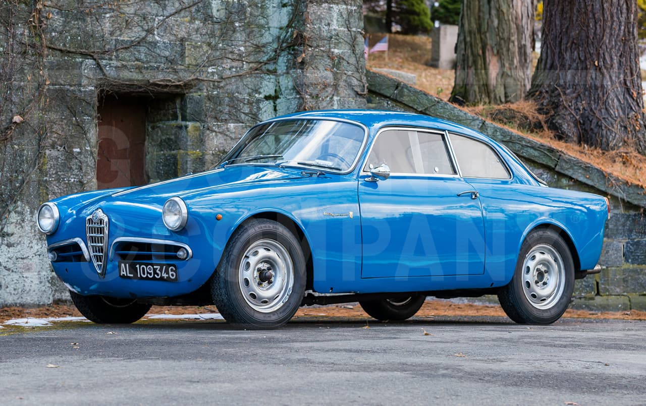 1956 Alfa Romeo Giulietta Sprint Veloce Alleggerita sold for $184,800