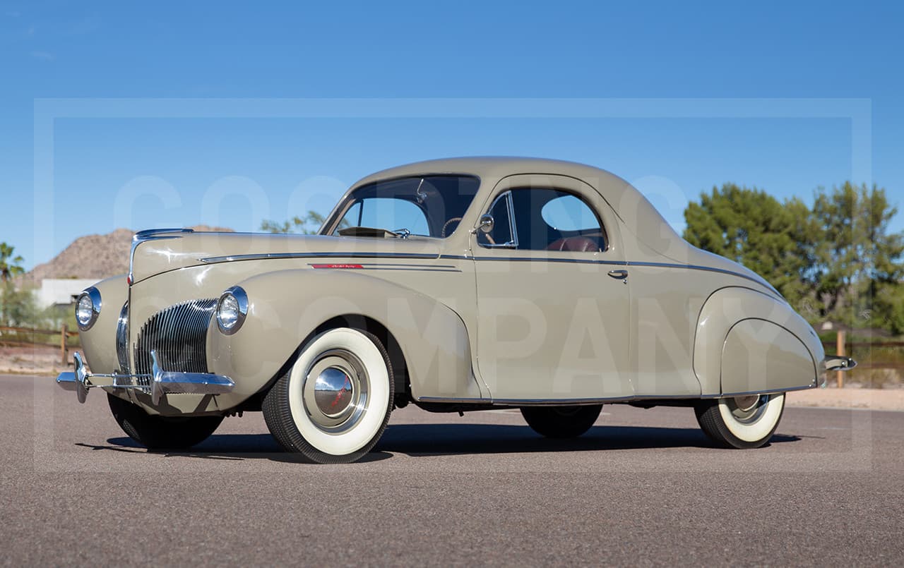 1940 Lincoln Zephyr Three-Window Coupe sold for $44,800