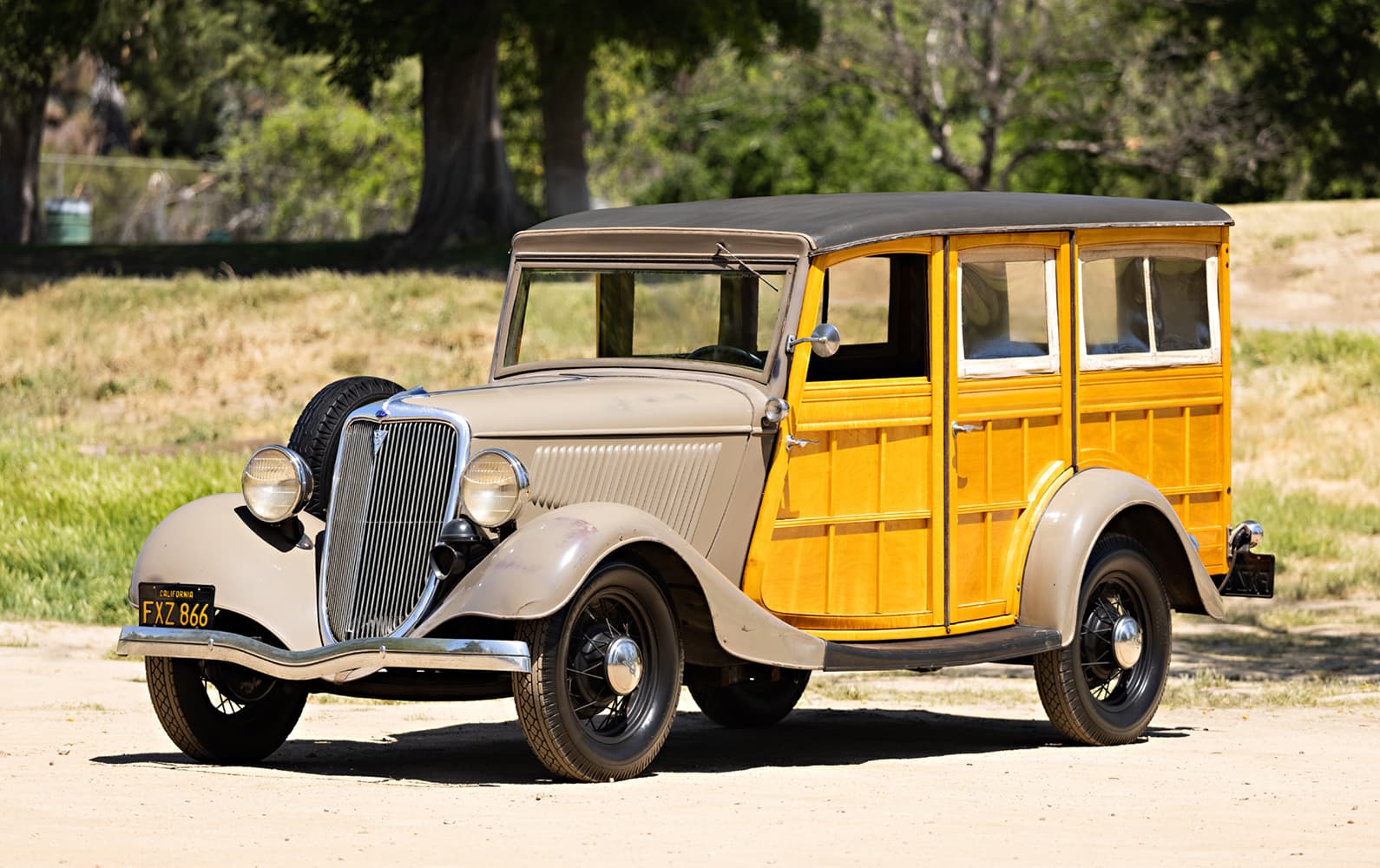 1934 Ford V8 Station Wagon sold for $66,000
