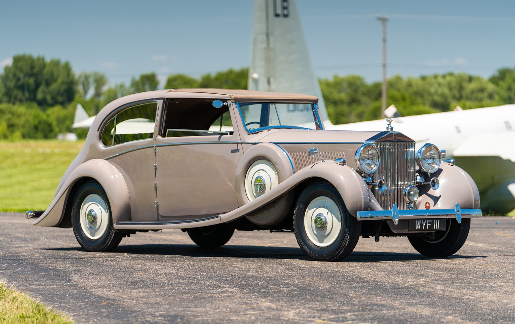 1937 Rolls-Royce Phantom III Sedanca Coupe sold for $207,200