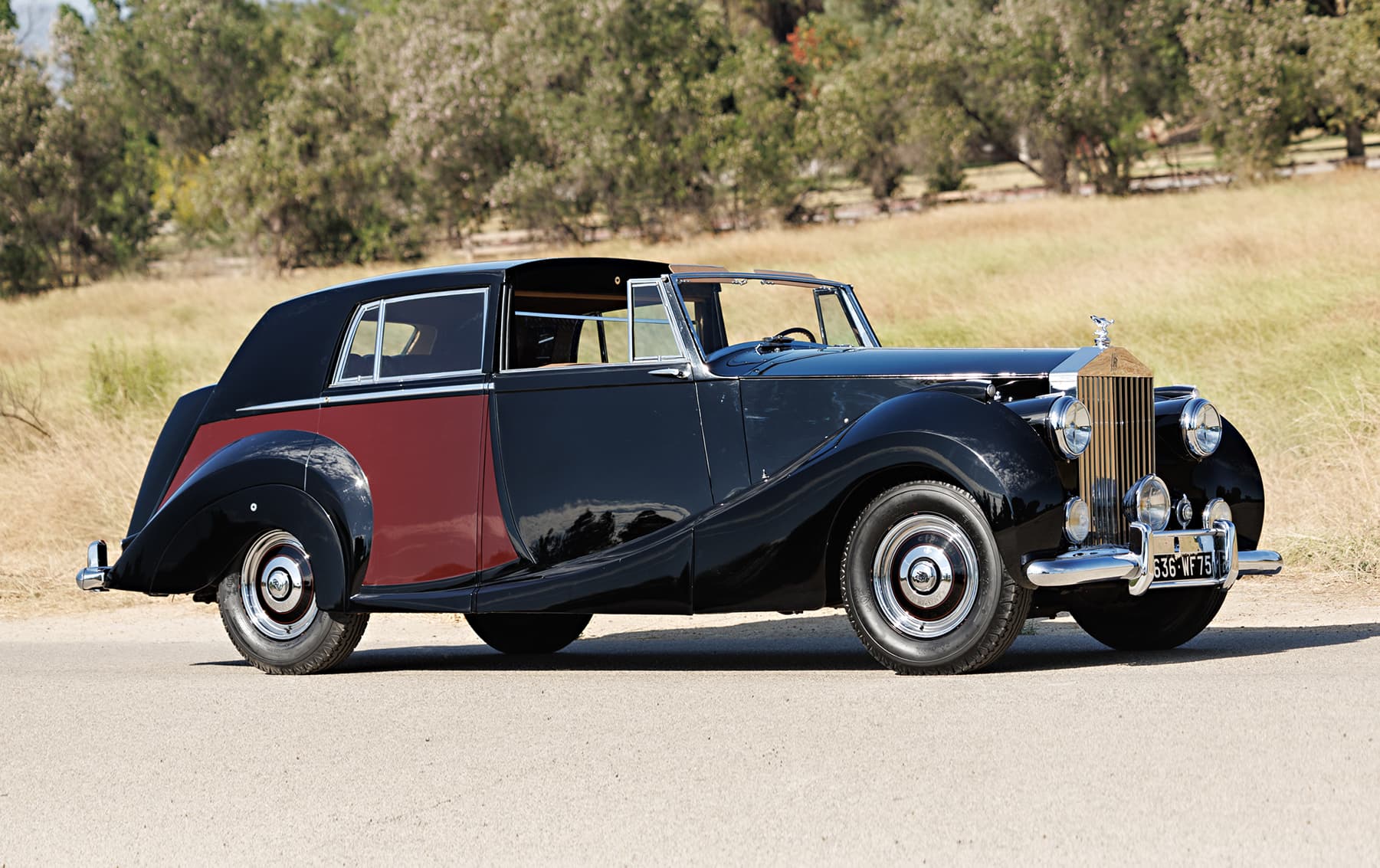 1952 Rolls-Royce Silver Wraith Sedanca de Ville sold for $140,000