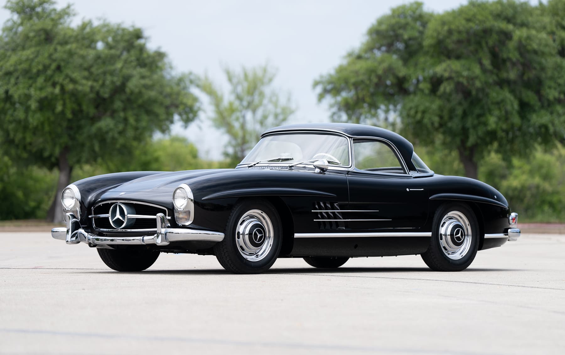1958 Mercedes-Benz 300 SL Roadster sold for $0