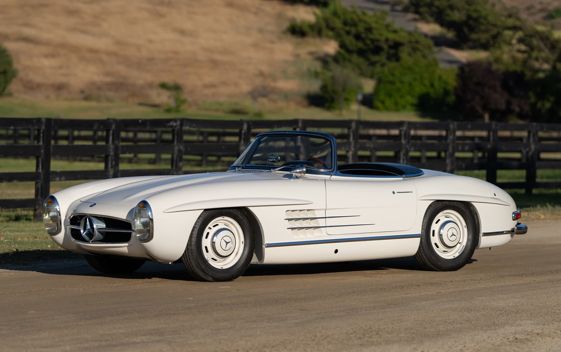 1957 Mercedes-Benz 300 SL Roadster sold for $0