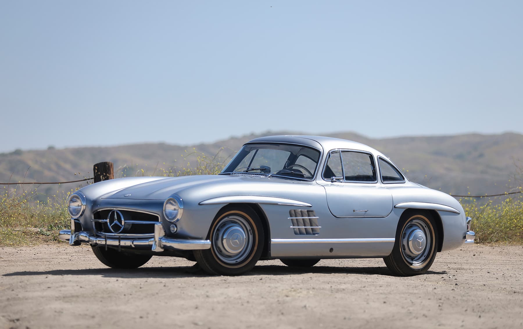 1955 Mercedes-Benz 300 SL Gullwing sold for $0