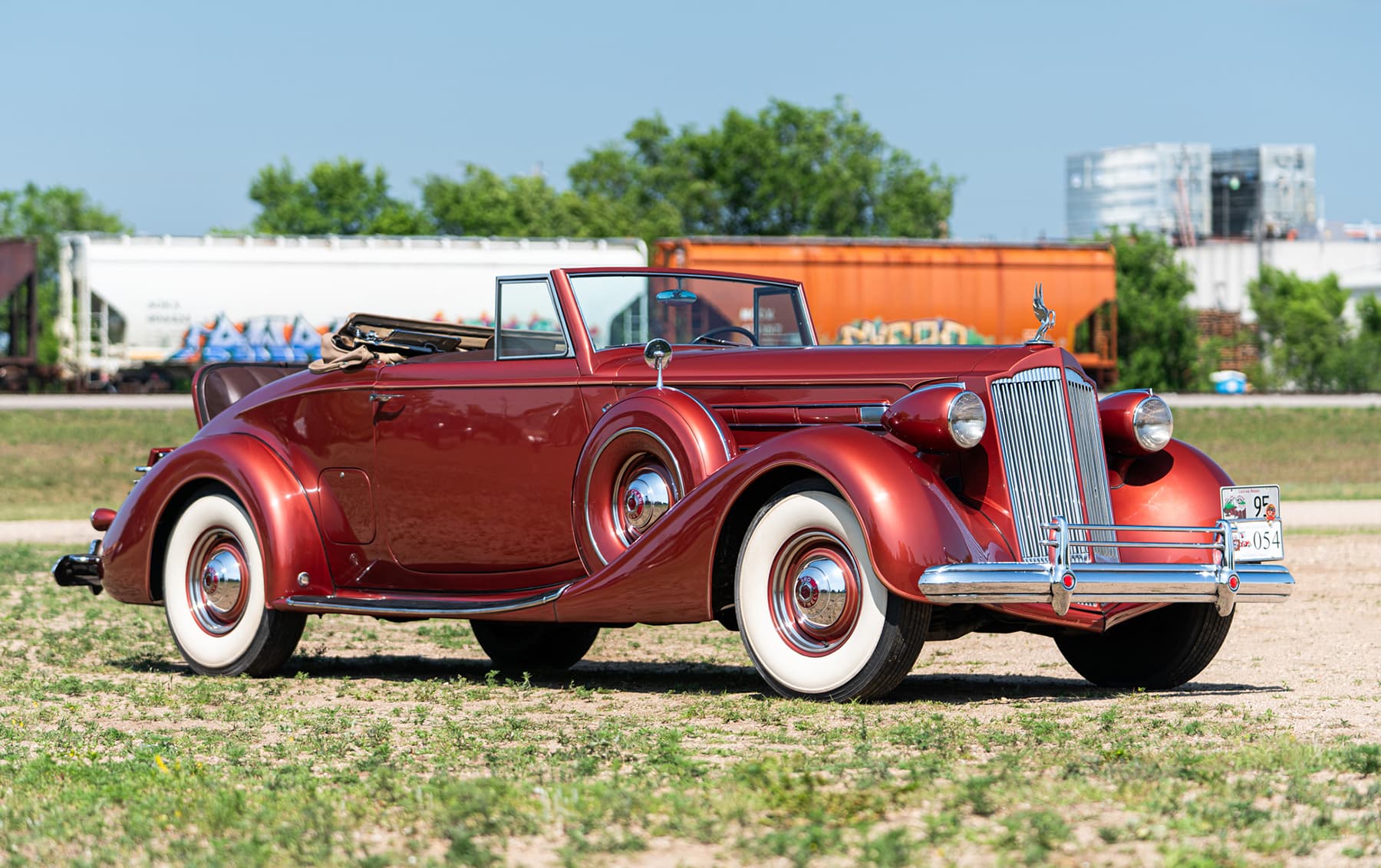 1937 Packard Twelve 1507 Convertible Coupe sold for $140,000