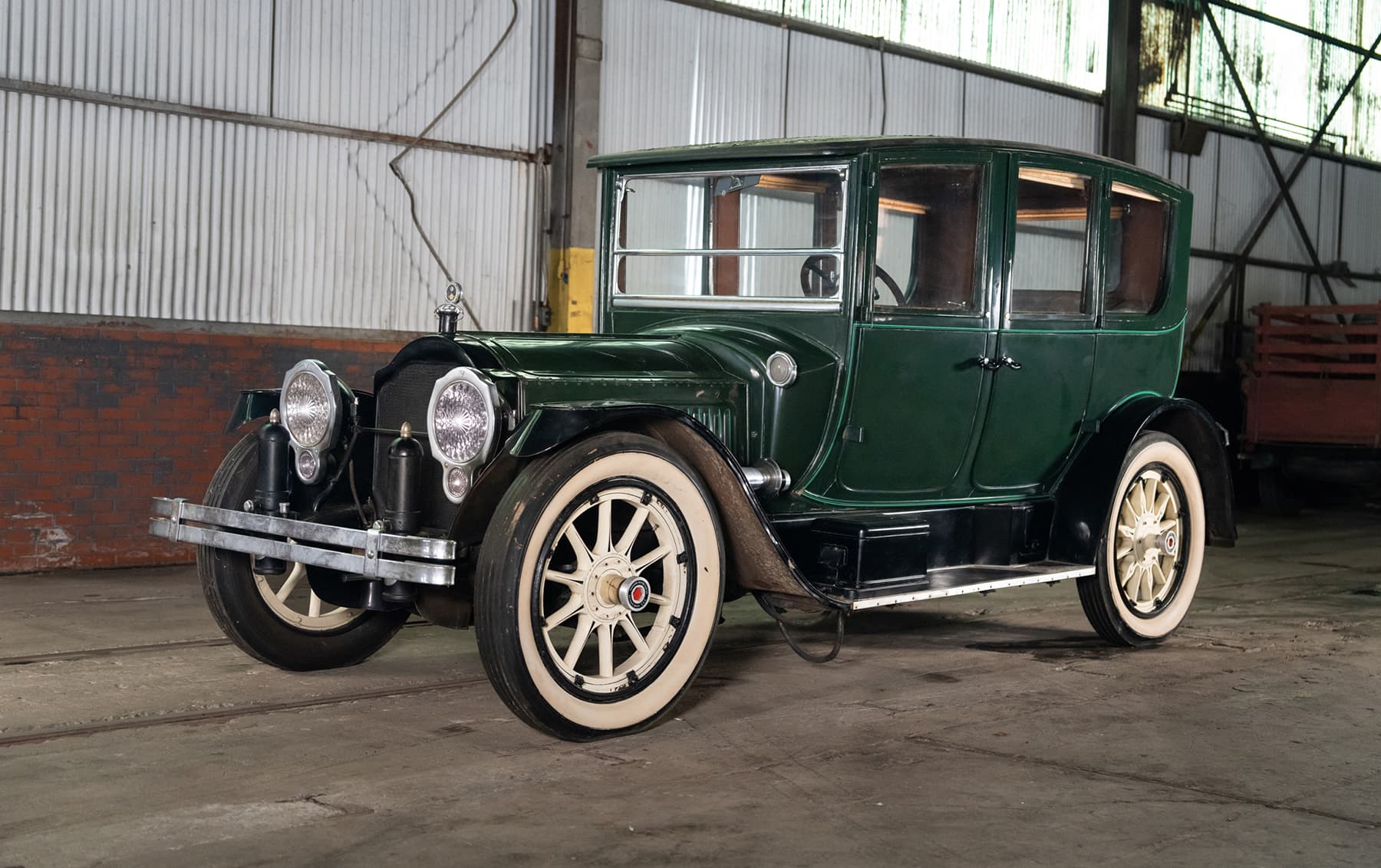 1917 Packard Twin Six Model 2-25 Four-Passenger Brougham sold for $53,760