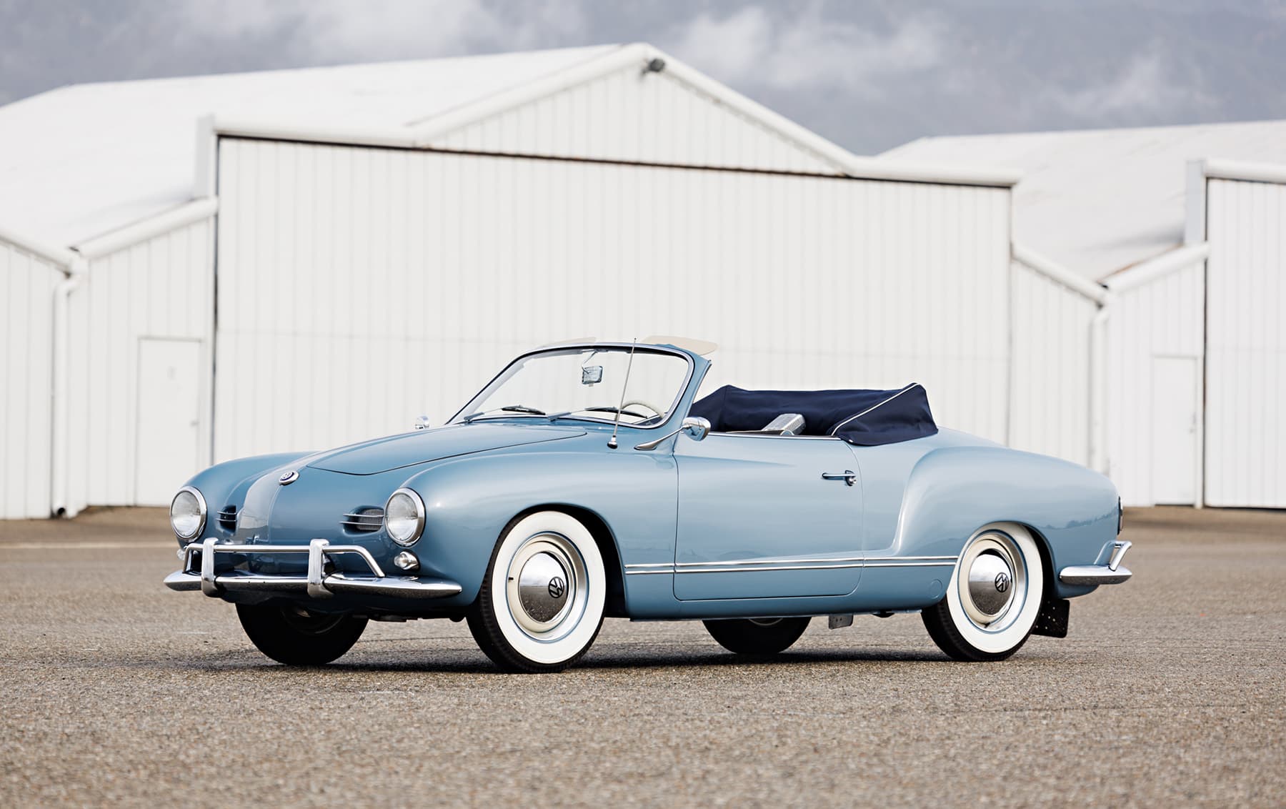 1959 Volkswagen Karmann Ghia Convertible sold for $123,200