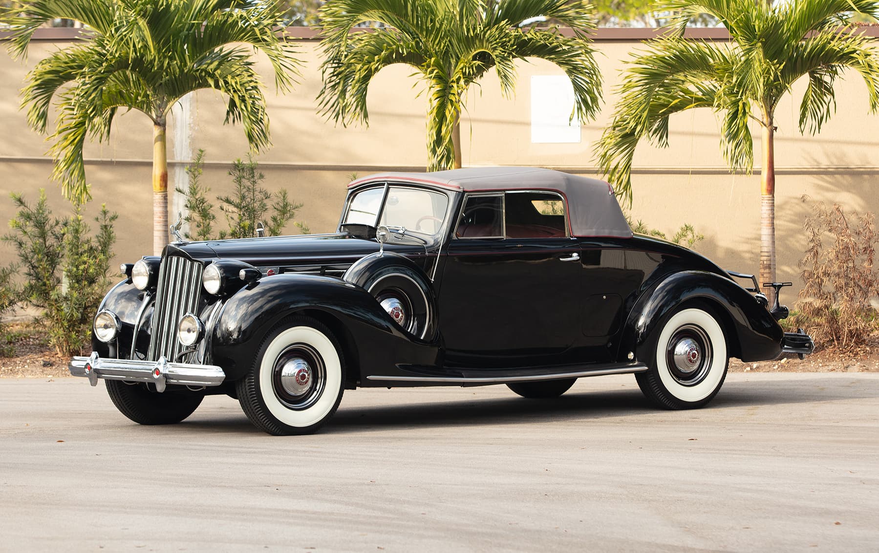 1939 Packard Twelve 1707 Convertible Coupe sold for $212,800