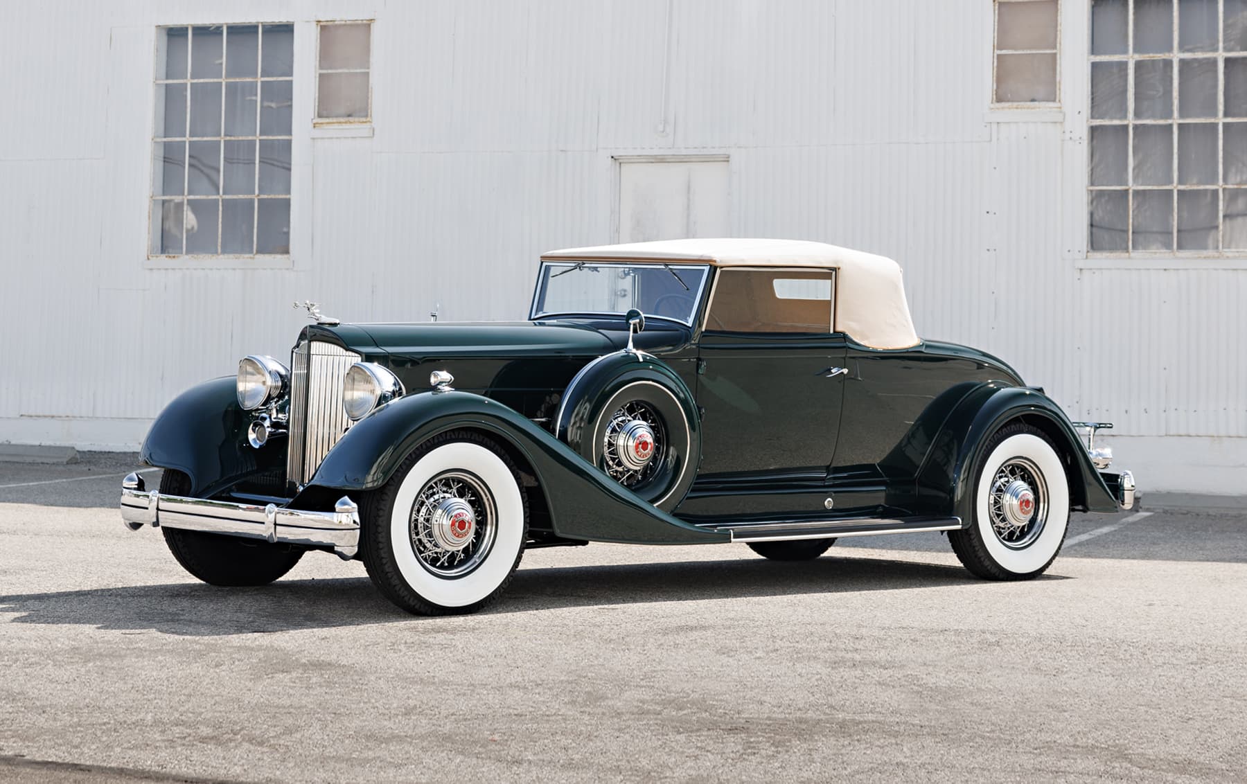 1934 Packard Twelve 1107 Coupe Roadster sold for $423,000