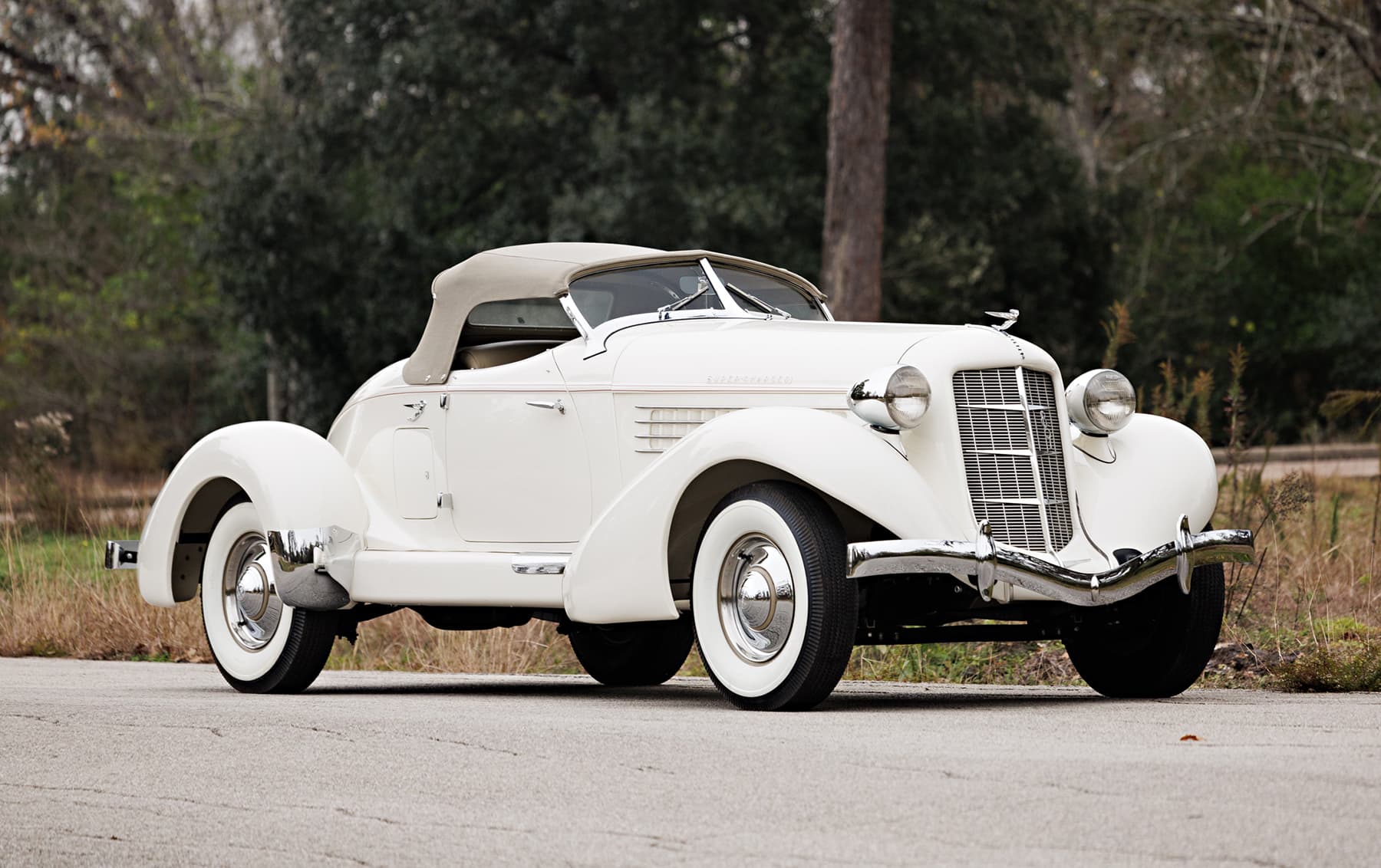1935 Auburn 851 SC Boattail Speedster sold for $0