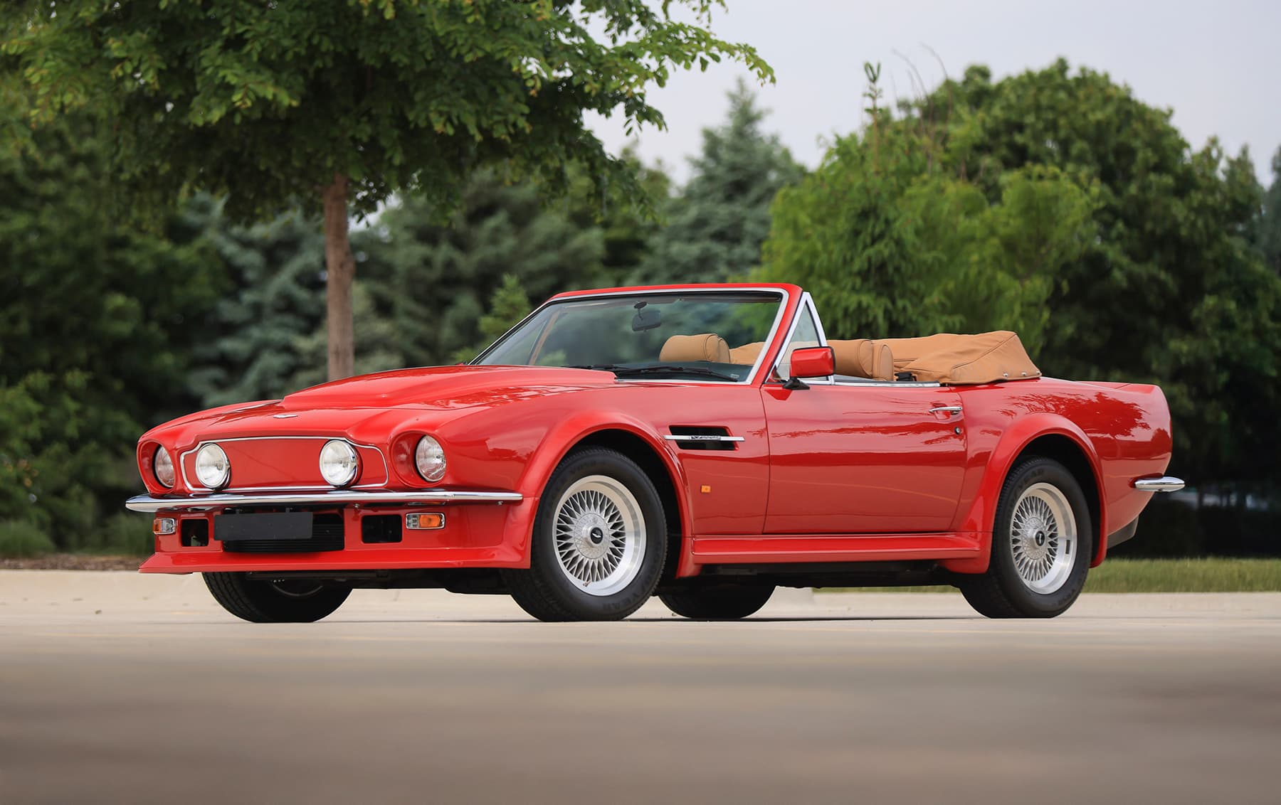 1988 Aston Martin V8 Vantage Volante 'X-Pack' sold for $0