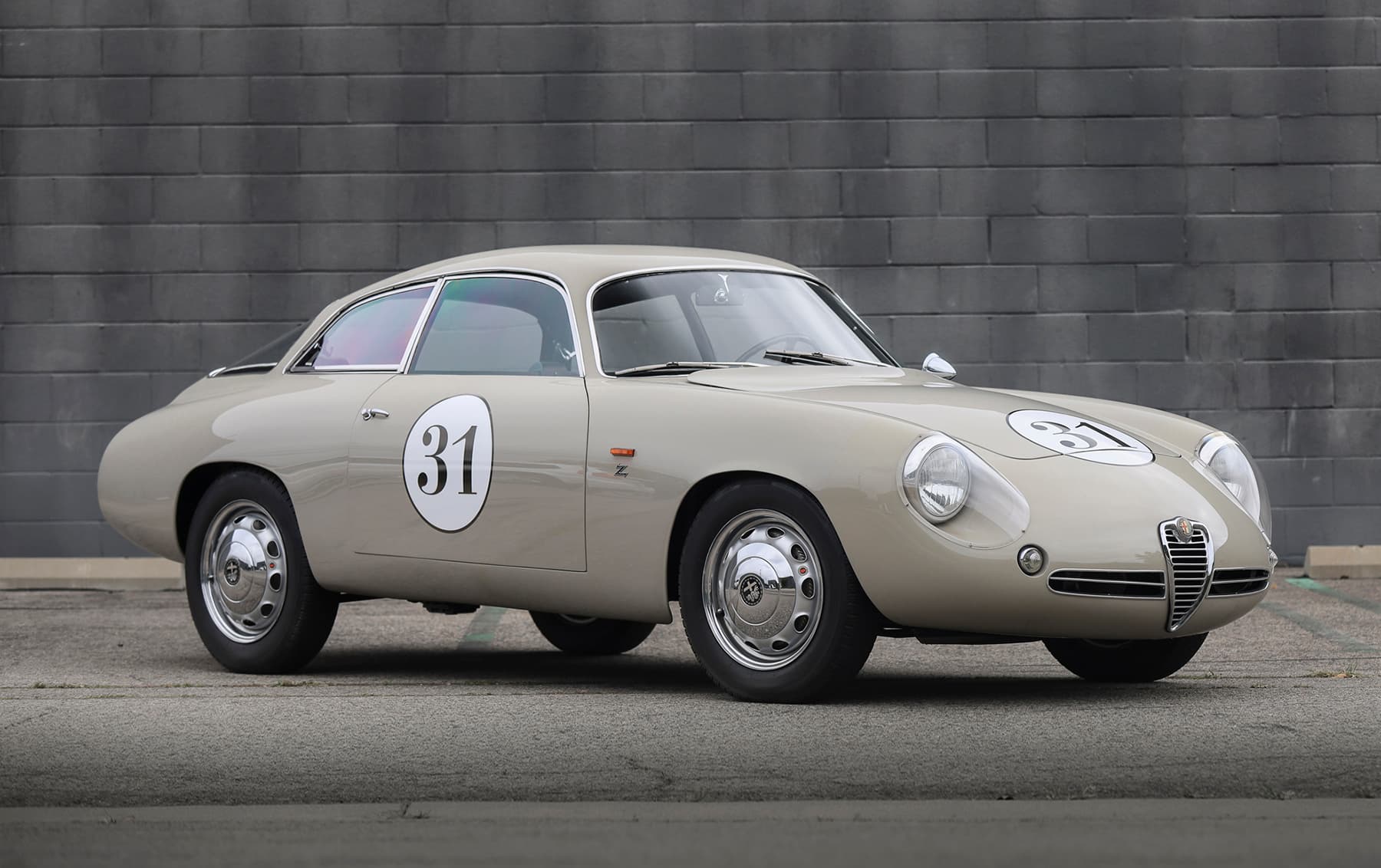 1962 Alfa Romeo Giulietta SZ 'Coda Tronca' sold for $0