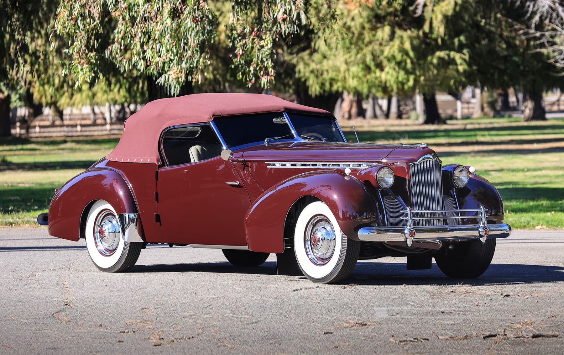 1940 Packard Custom Super Eight 180 Convertible Victoria sold for $0