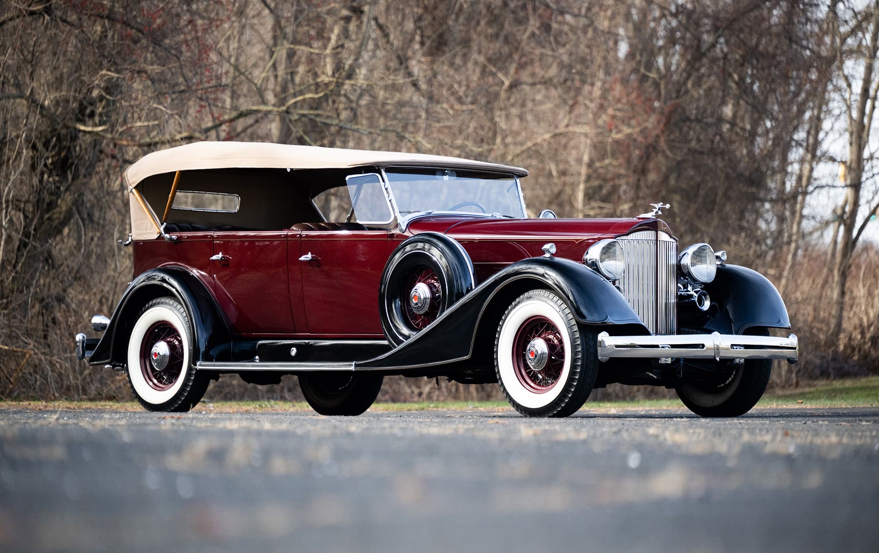 1934 Packard Super Eight 1104 Seven-Passenger Touring sold for $123,200