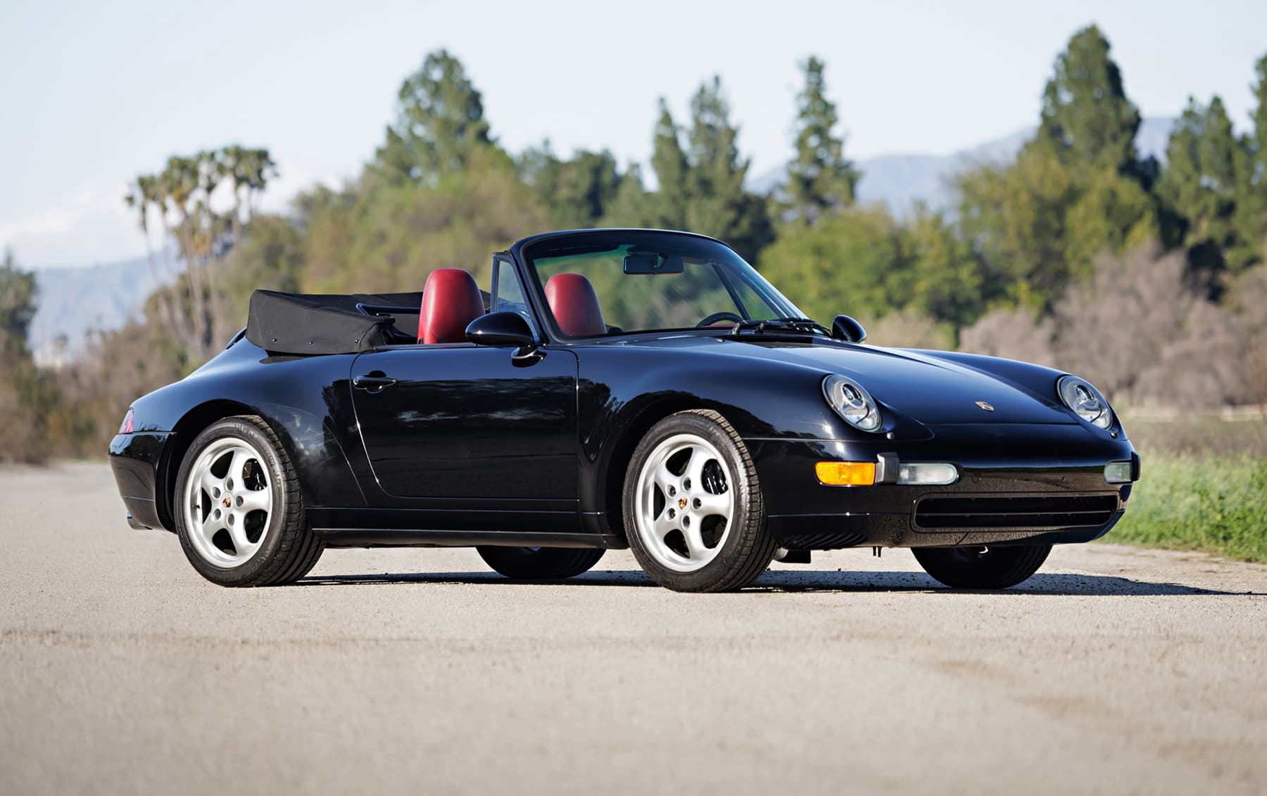 1996 Porsche 993 Carrera Cabriolet sold for $162,400