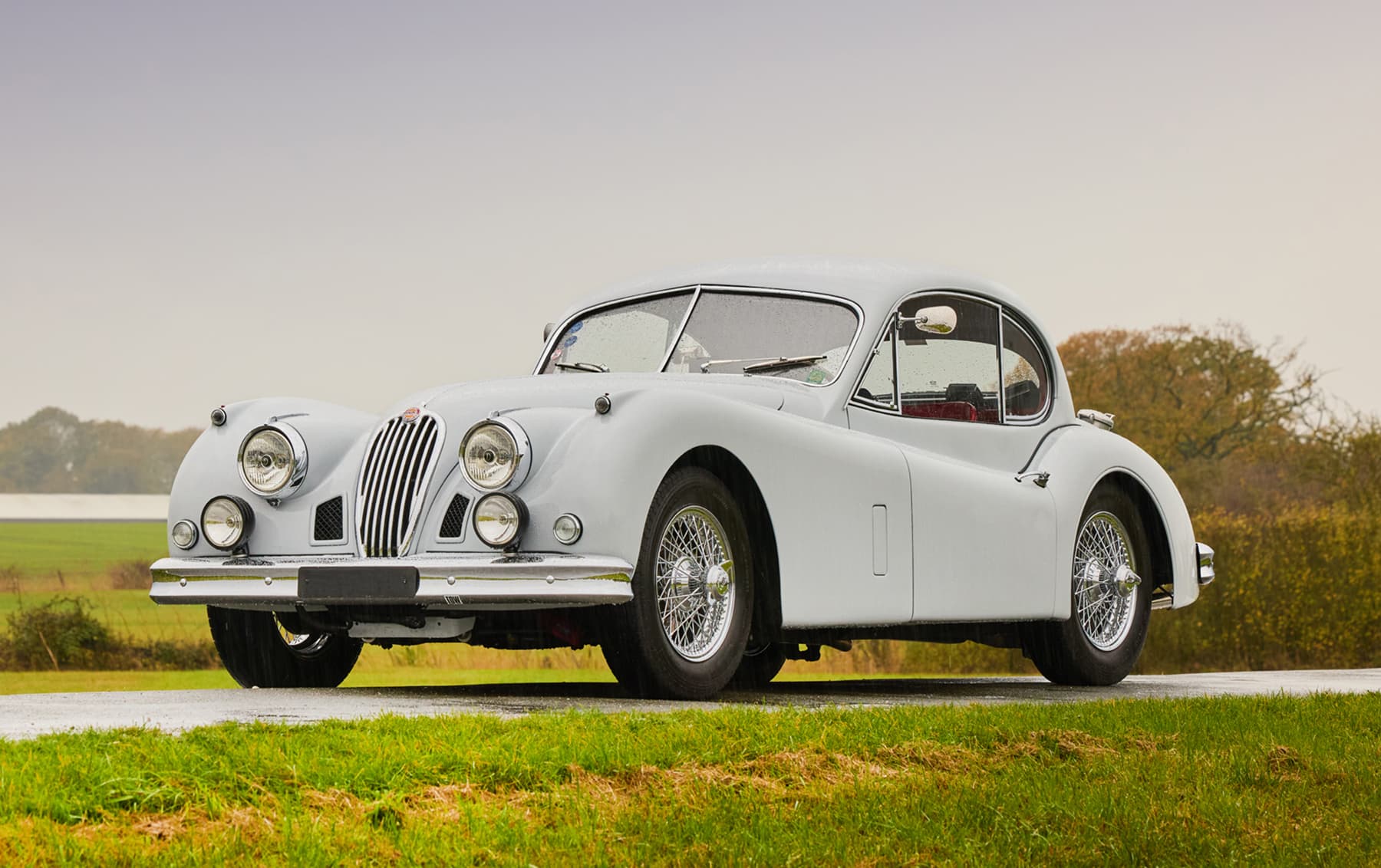 1955 Jaguar XK140 Fixed Head Coupe sold for $115,000