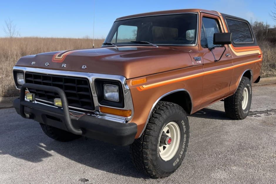 1978 Ford Bronco 2nd Generation 1978-1979 sold for $42,000