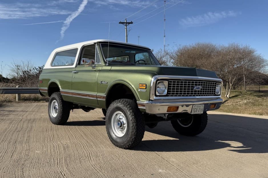 1972 Chevrolet K5 Blazer 1969-1972 sold for $98,600