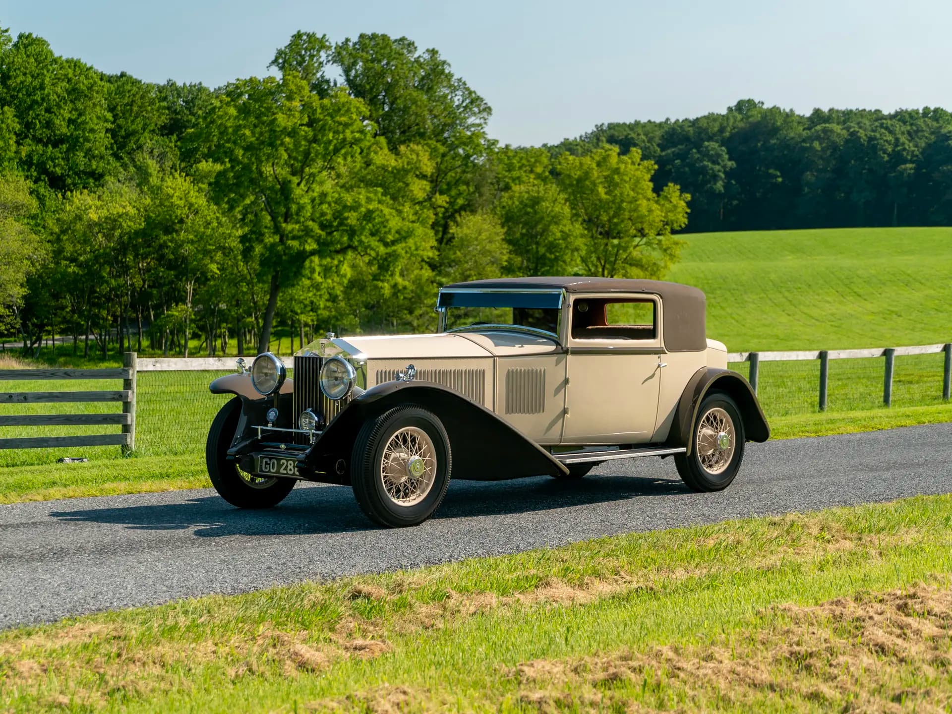 1930 Rolls-Royce Phantom II Continental Weymann Fixed Head Coupe sold for $159,500